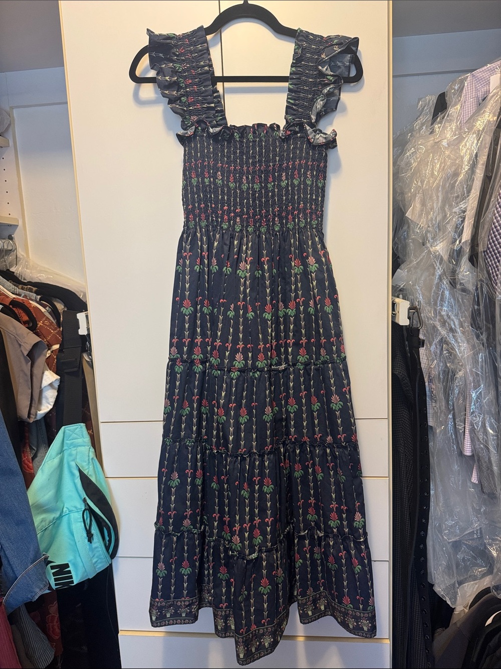 Hill House - The Ellie Nap Dress - Navy Trailing Fern
Navy Trailing Fern / S